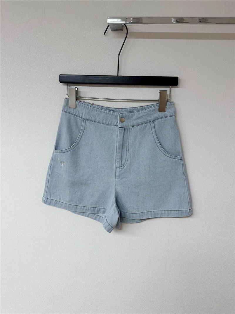 D10r light blue denim short-sleeved shirt set