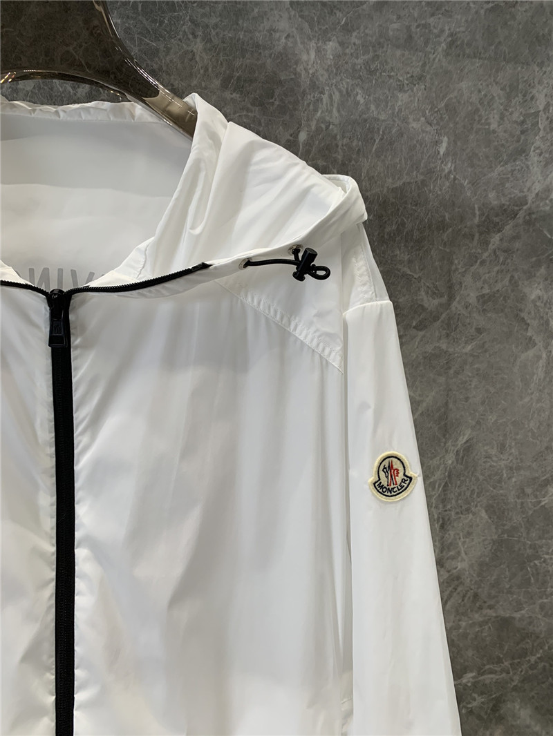 Moncler hooded sun protection jacket replica clothing sites