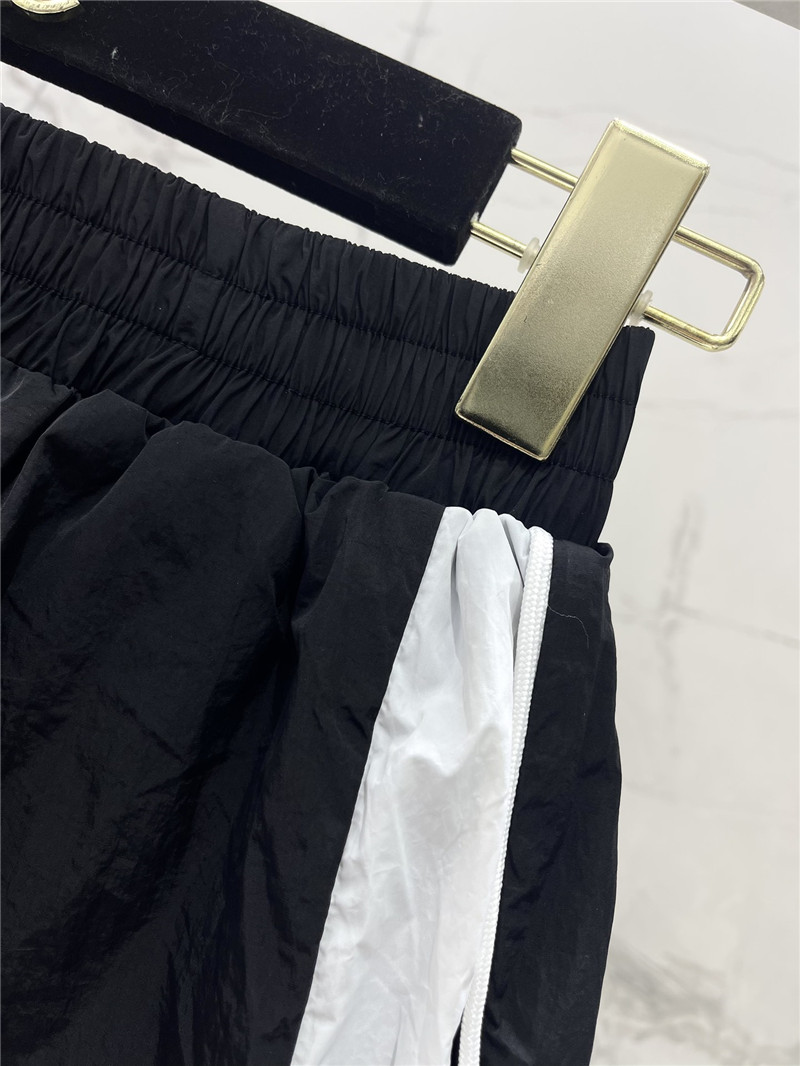Ch**el contrasting color jacket + shorts set replica clothes