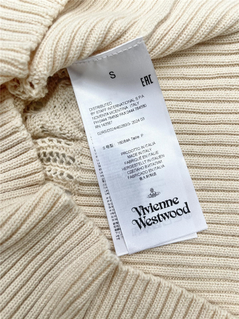 D10r hollow crochet crew neck knitted vest replica clothing sites