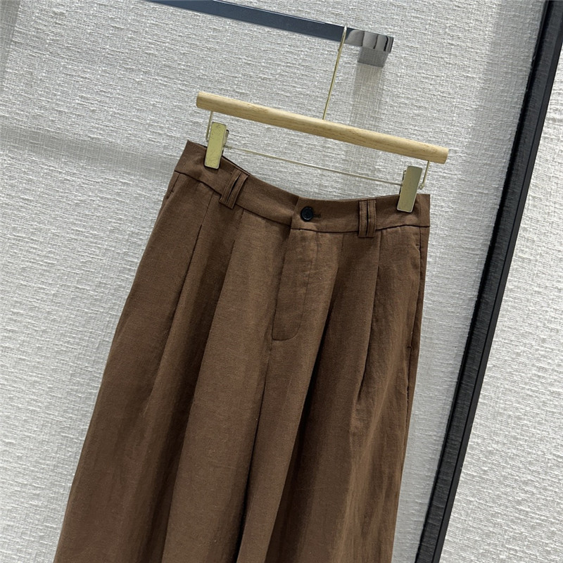 The R0w pleated straight pants replica clothing sites