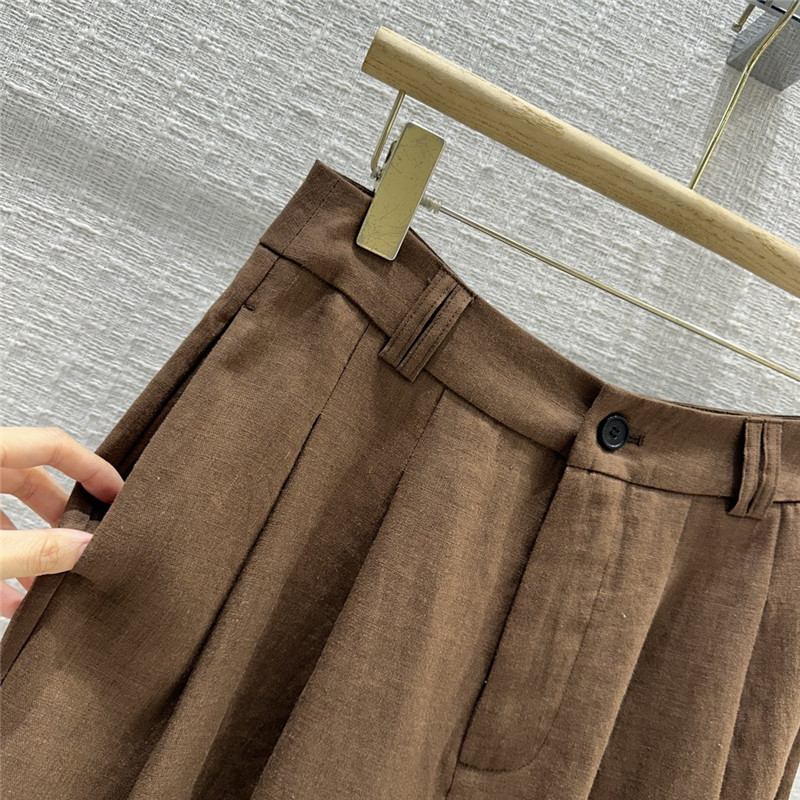 The R0w pleated straight pants replica clothing sites
