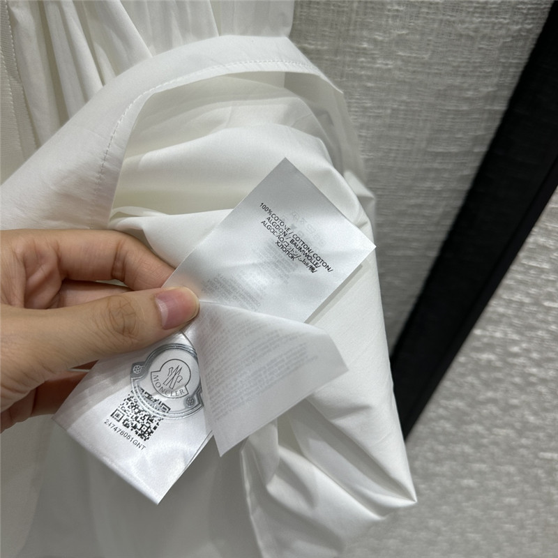 Moncler ruffled round neck sleeveless dress replica clothing