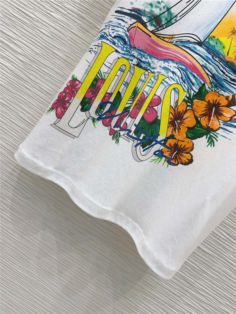 l0vis Vvtt0n lv cotton t-shirt replica d&g clothing