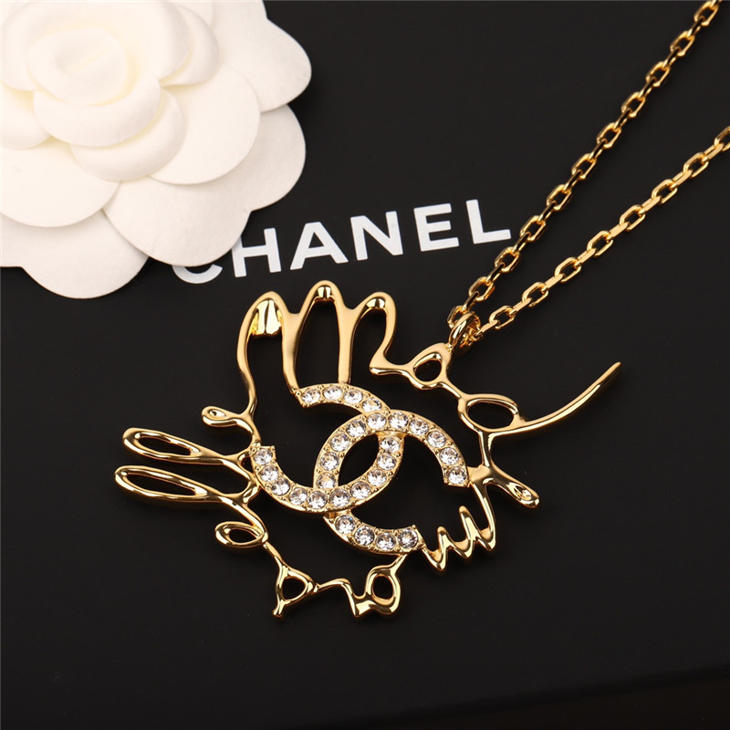 Ch**el necklace sweater chain