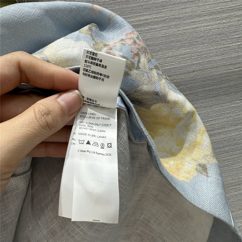 zimm linen cotton high waist shorts replica designer clothes