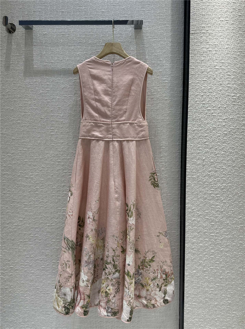 ZIMM deep V-neck sleeveless dress replica d&g clothing