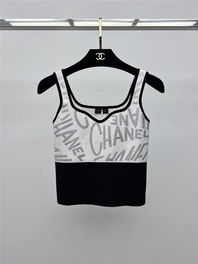ch**el hot D1am0nd logo vest replica d&g clothing