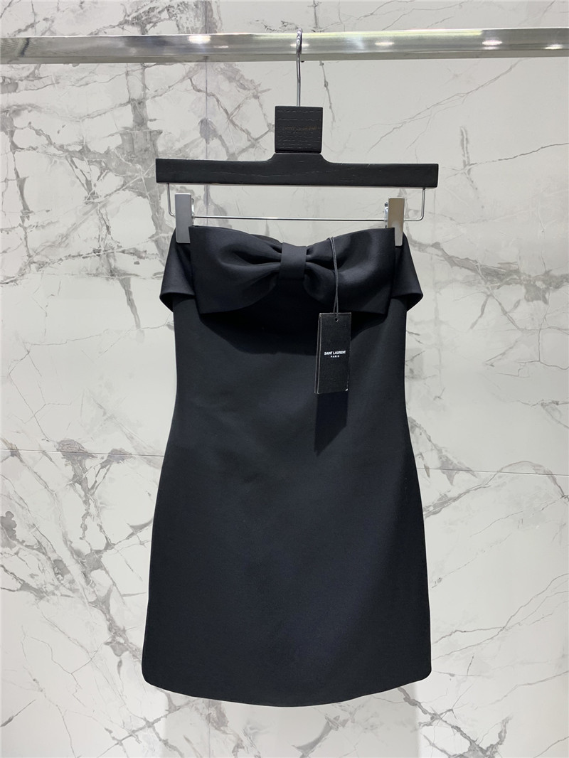 Y51 bow tube top dress replica clothing sites