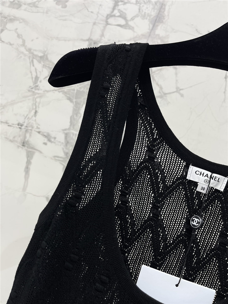 Ch**el new knitted vest replica d&g clothing