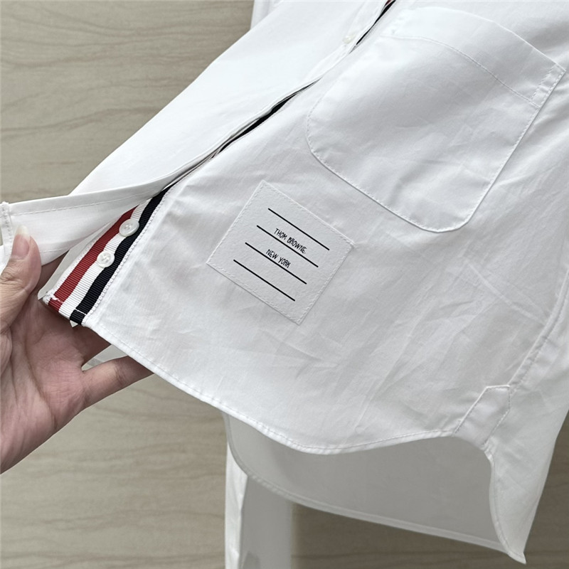 THOM BROWNE preppy short shirt replica clothes