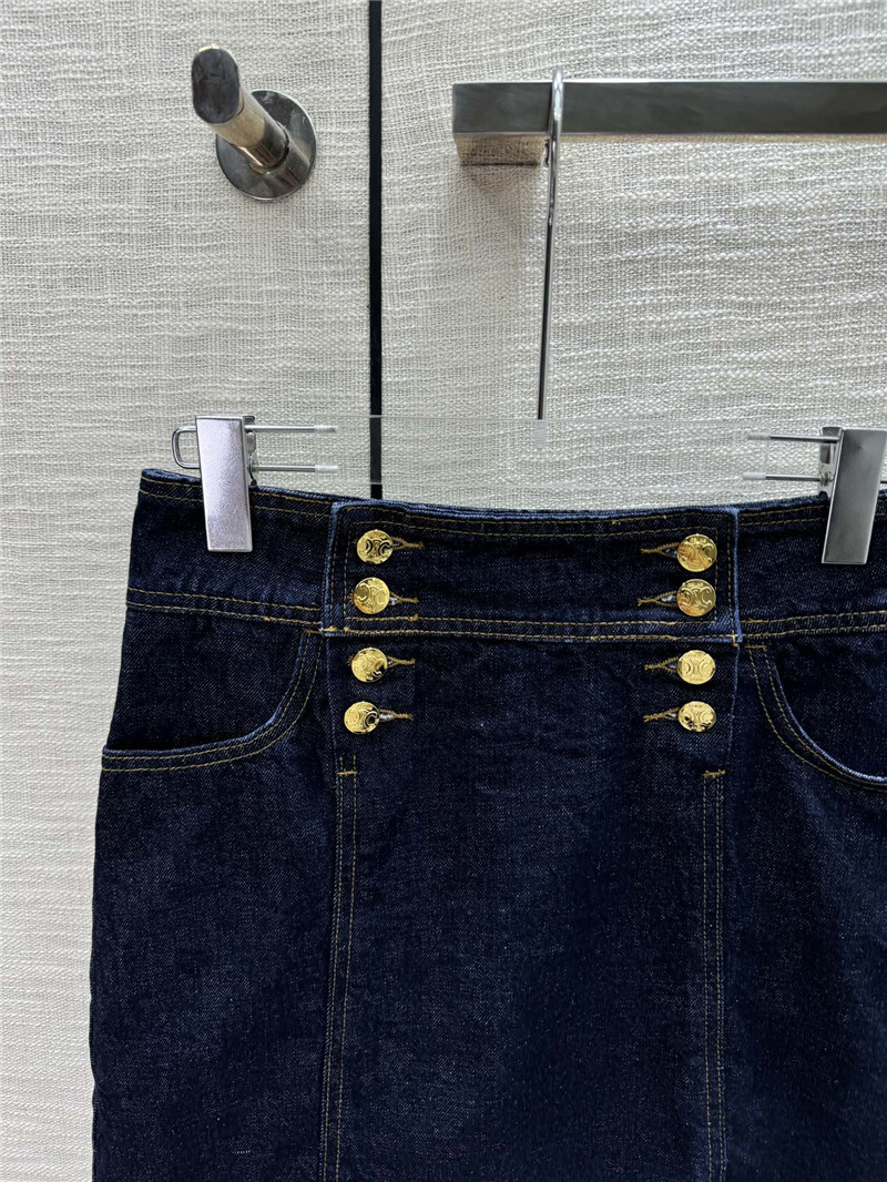Ce1i*e high waist denim skirt replica d&g clothing