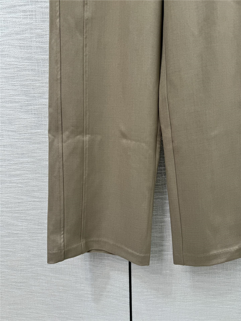 Ce1i*e brown wide-leg drawstring pants