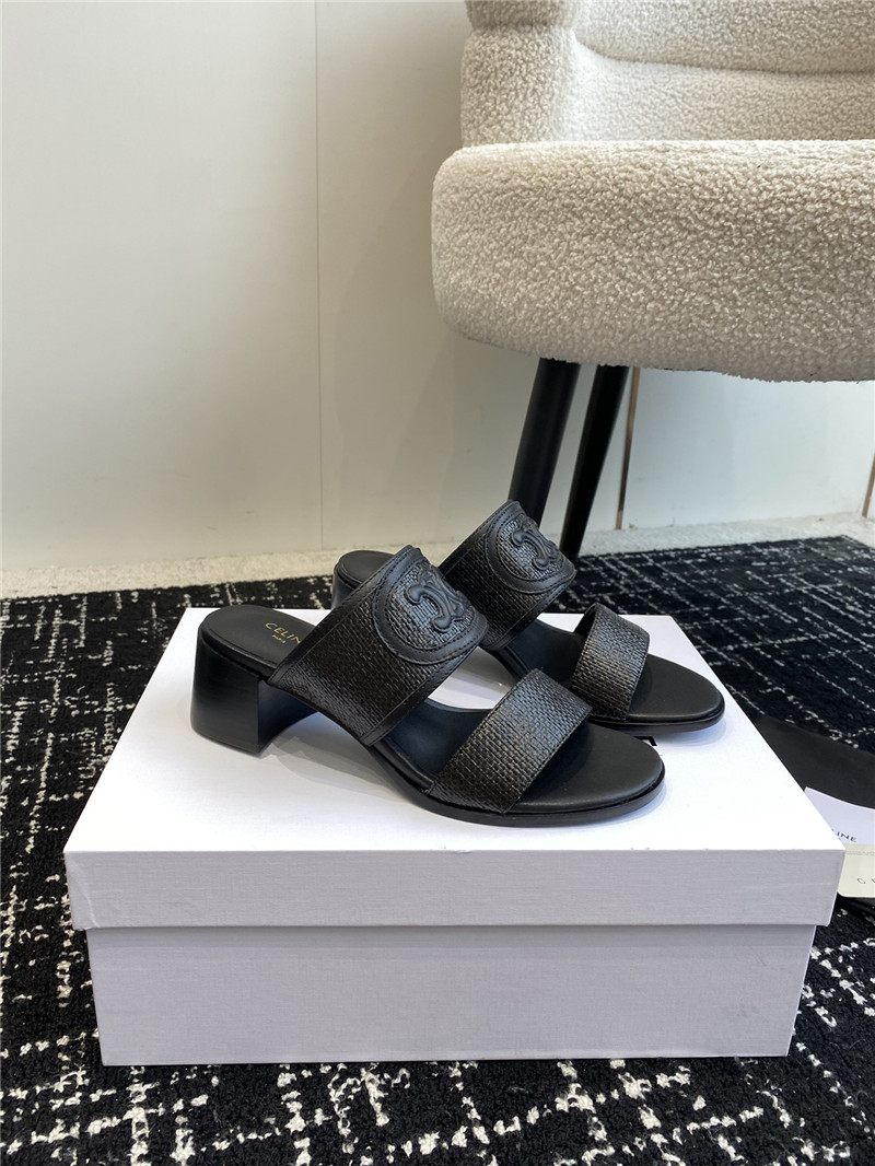 Ce1i*e appoline lambskin black mule