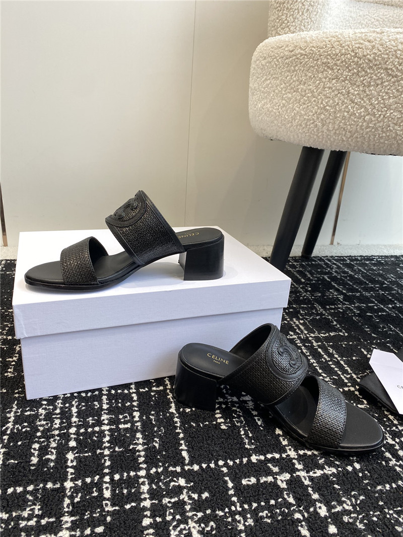 Ce1i*e appoline lambskin black mule
