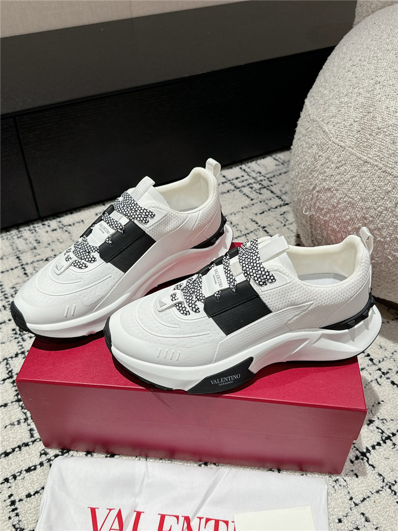 Va1e*ntin0 platform black white sneakers