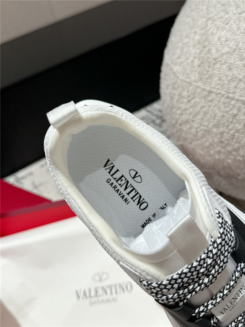 Va1e*ntin0 platform black white sneakers