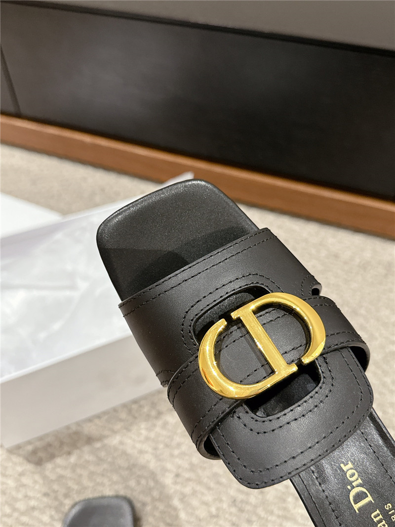 D10r 30 montaigne heeled slide black