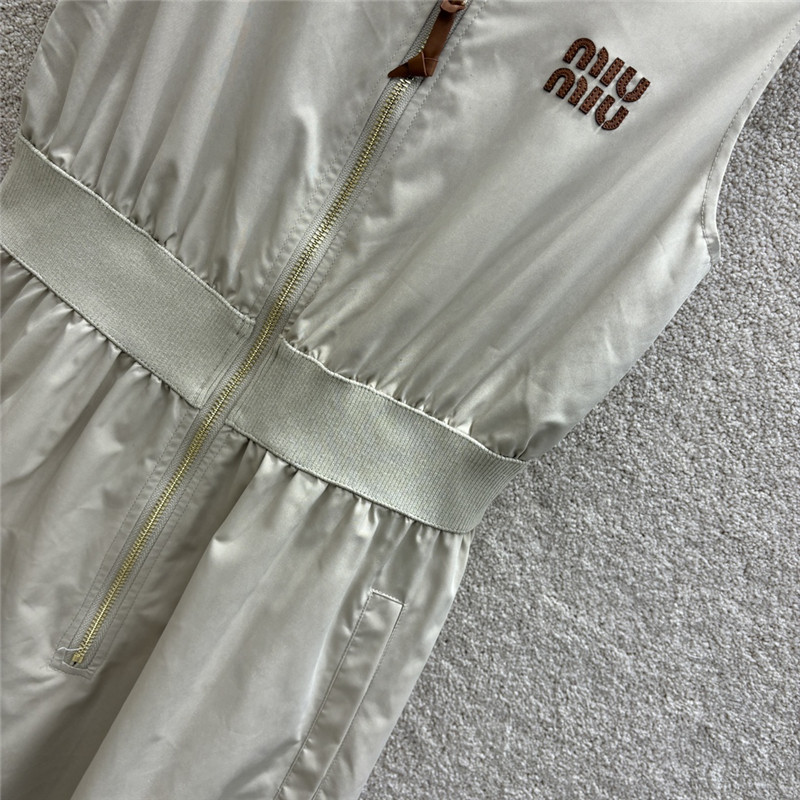 Miu Miu Cotton Sleeveless Dress