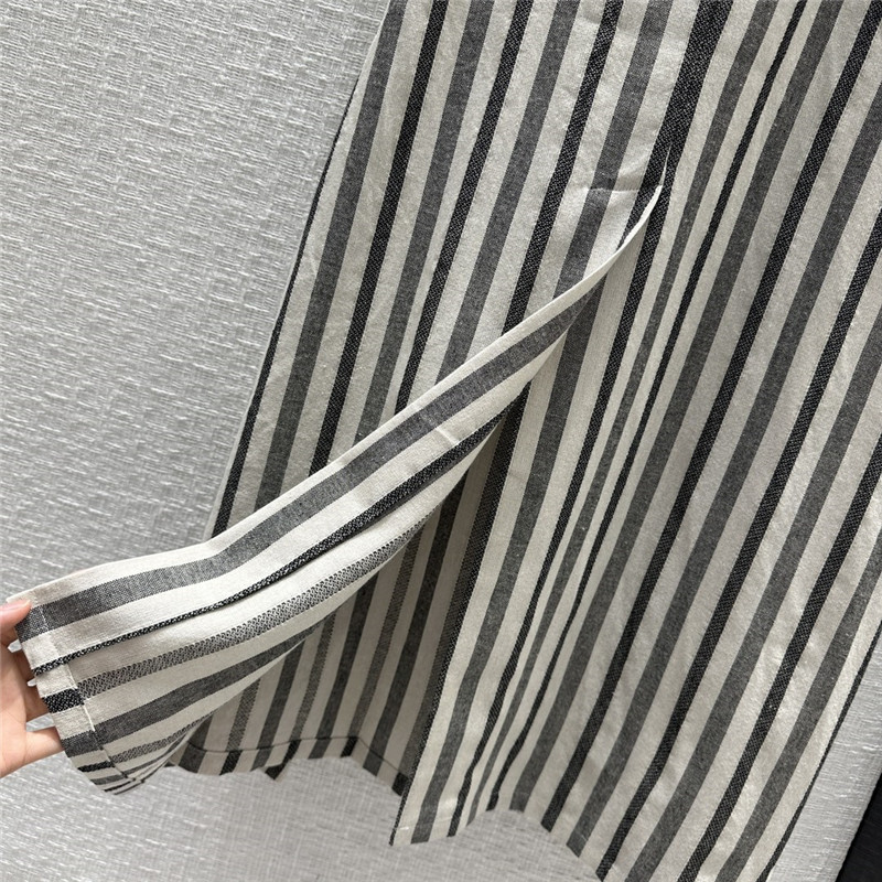 The R0w round neck striped vest dress replica d&g clothing