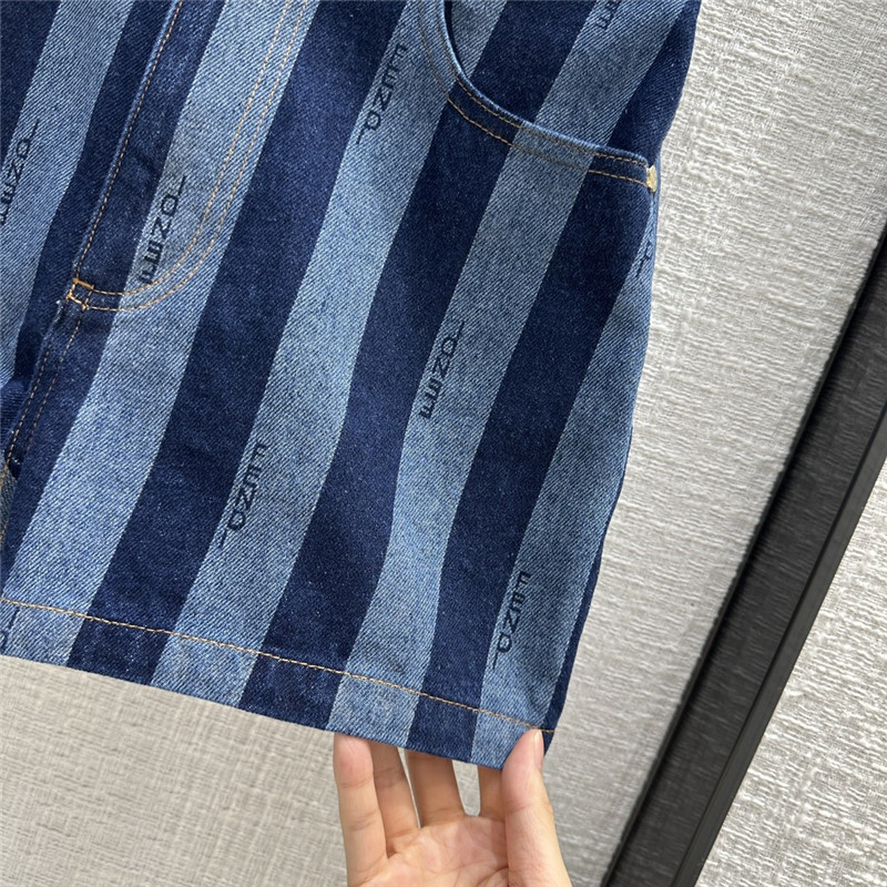 F**di denim shorts replica d&g clothing