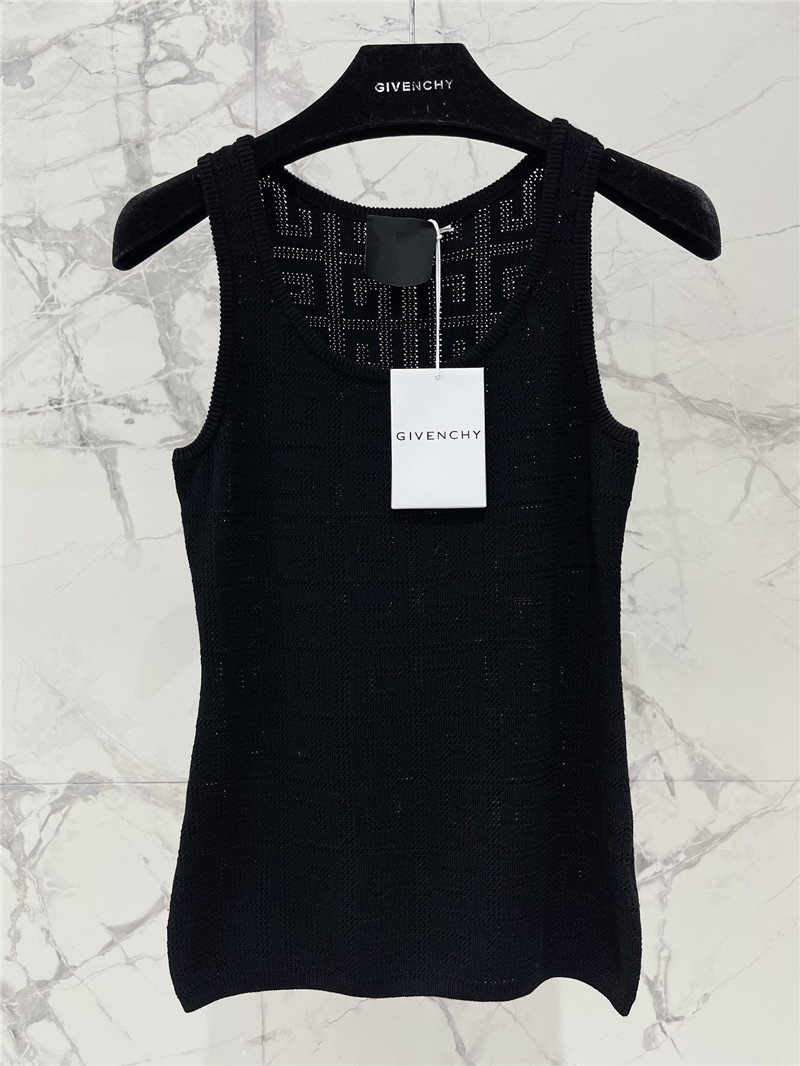Givenchy hollow jacquard letter vest replica clothes