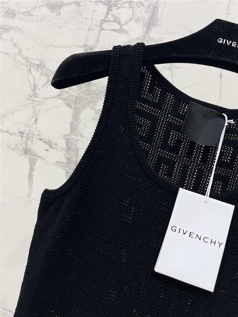 Givenchy hollow jacquard letter vest replica clothes