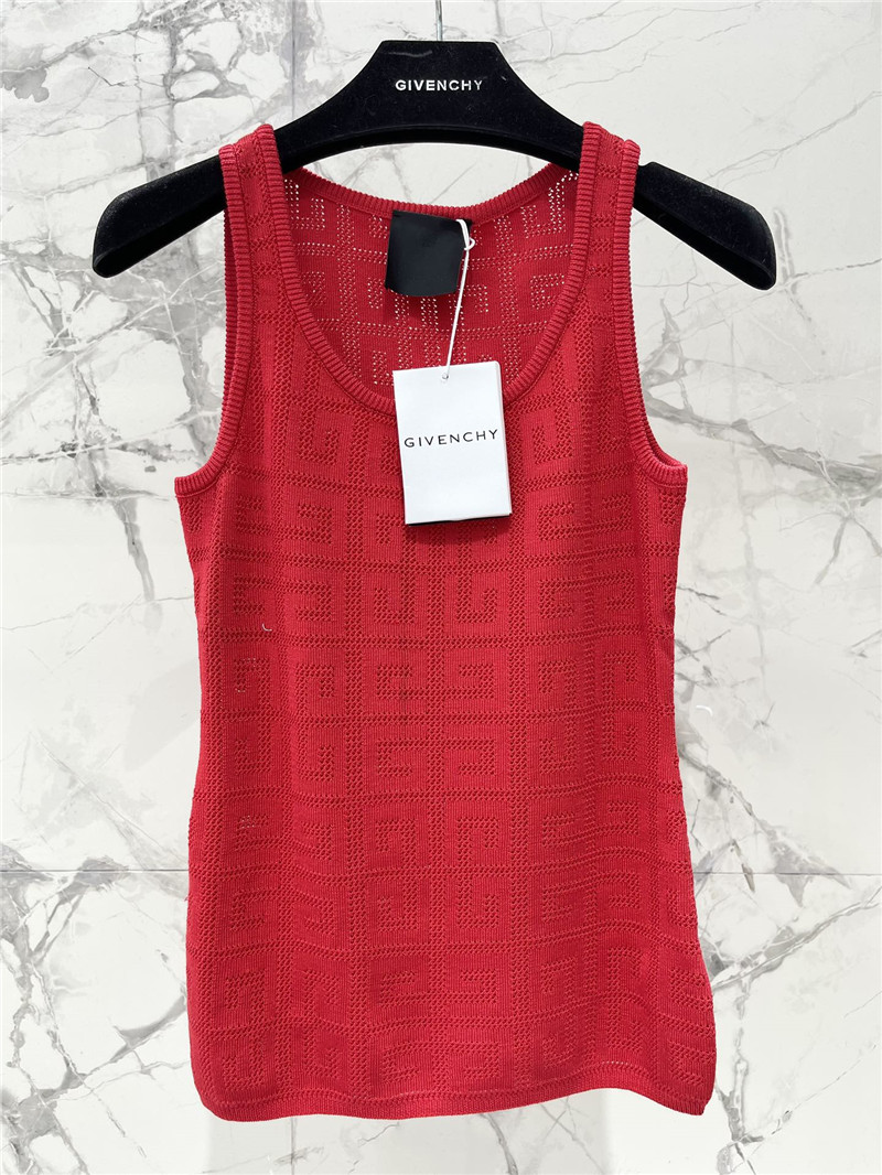 Givenchy hollow jacquard letter vest replica clothes