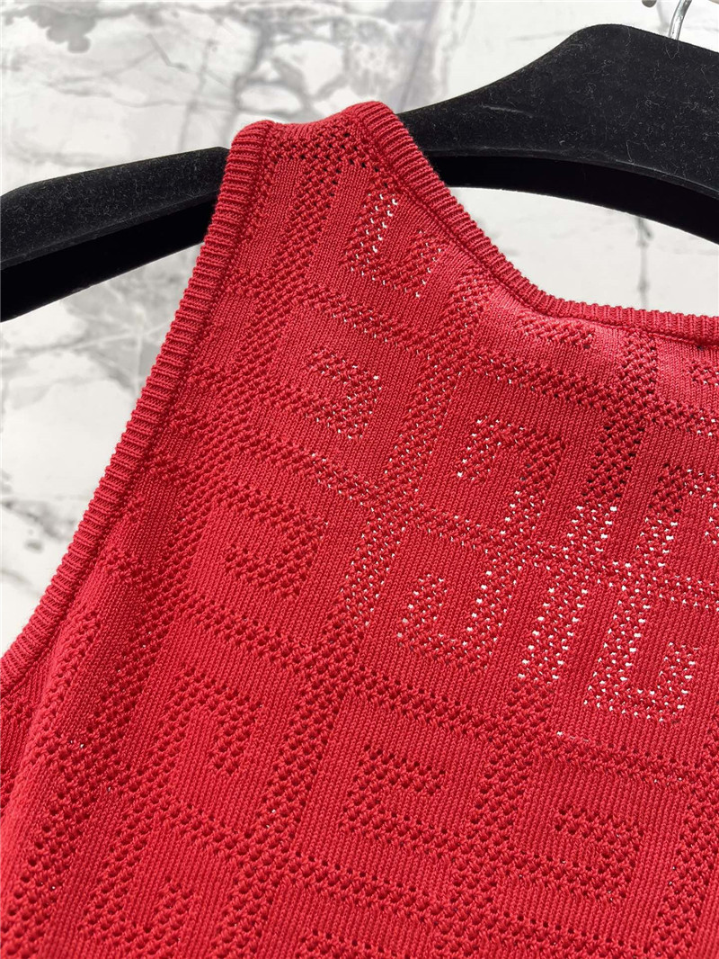 Givenchy hollow jacquard letter vest replica clothes