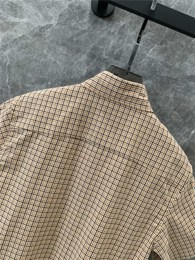 M1um1u single-breasted pleated shirt dress replicas clothes