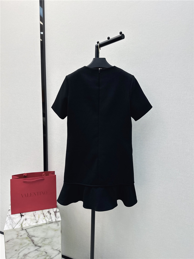 Va1e*ntin0 ruffled fishtail dress replica d&g clothing