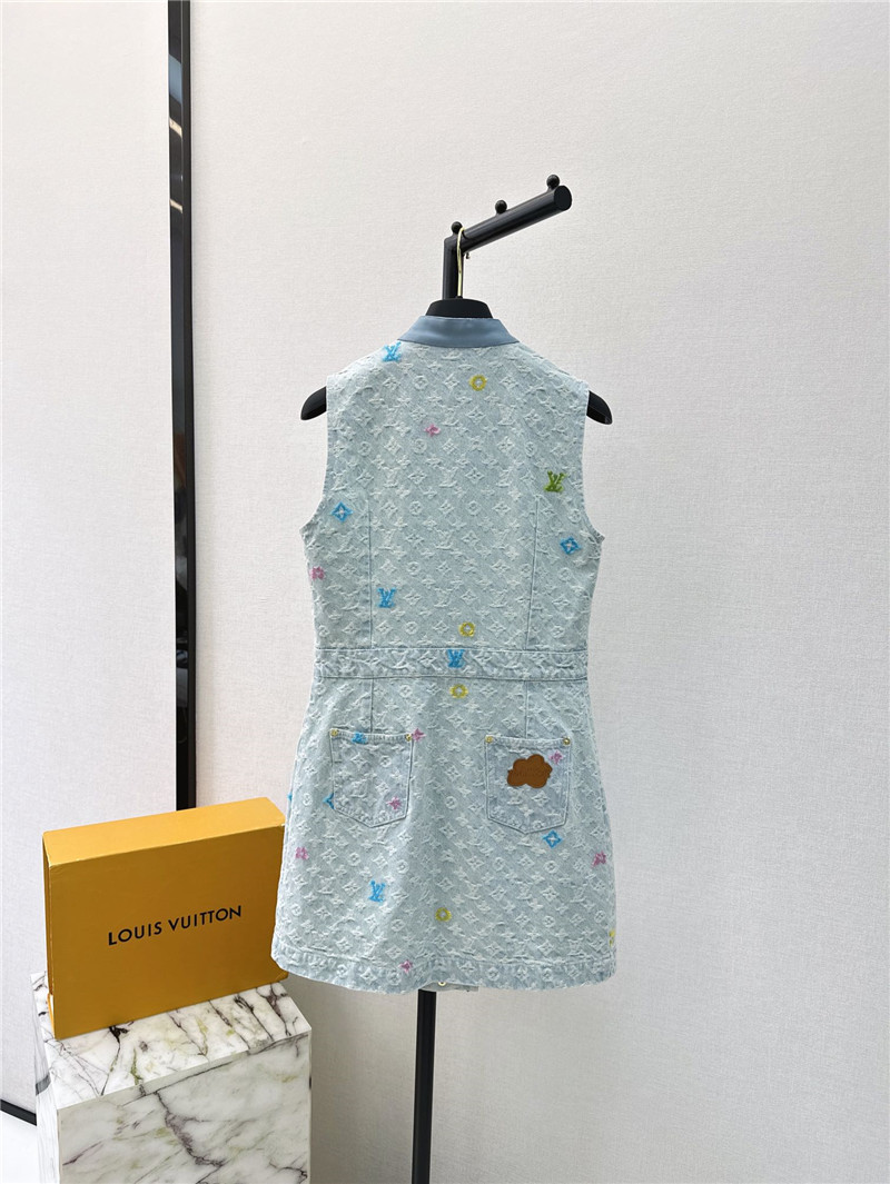 l0vis Vvtt0n lv denim vest dress replica clothes