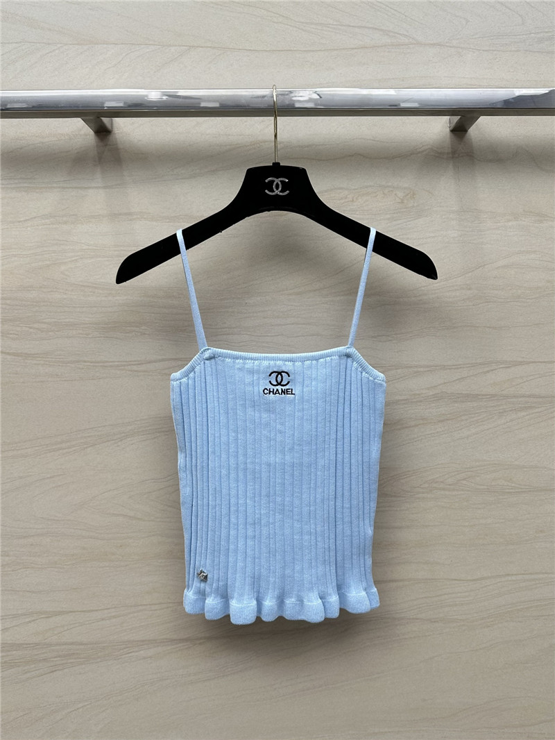 Ch**el knitted cardigan + vest set replica clothes