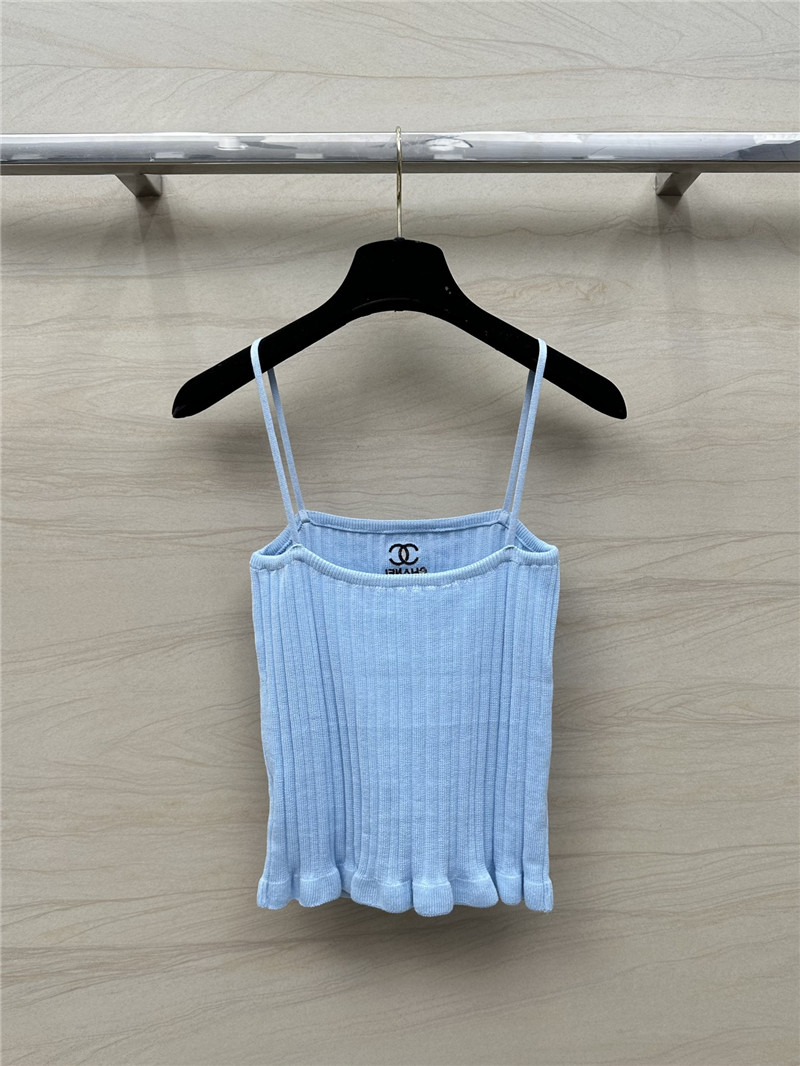 Ch**el knitted cardigan + vest set replica clothes
