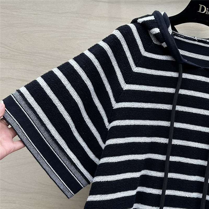 D10r knitted hooded top + shorts set replica clothing sites