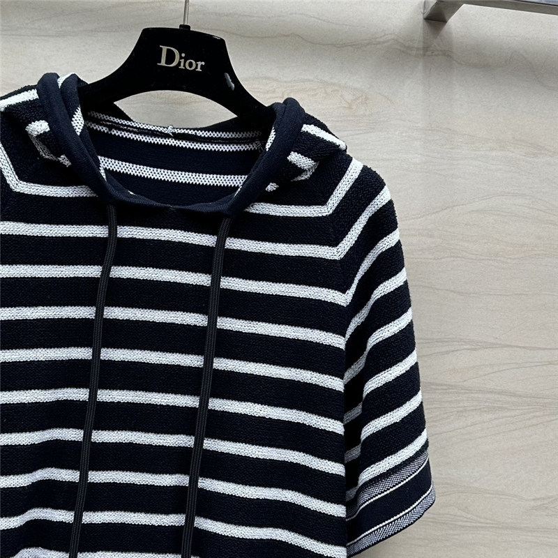 D10r knitted hooded top + shorts set replica clothing sites