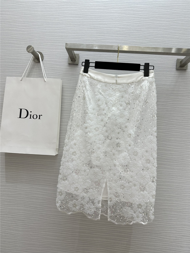 D10r floral sequin lace skirt replica d&g clothing