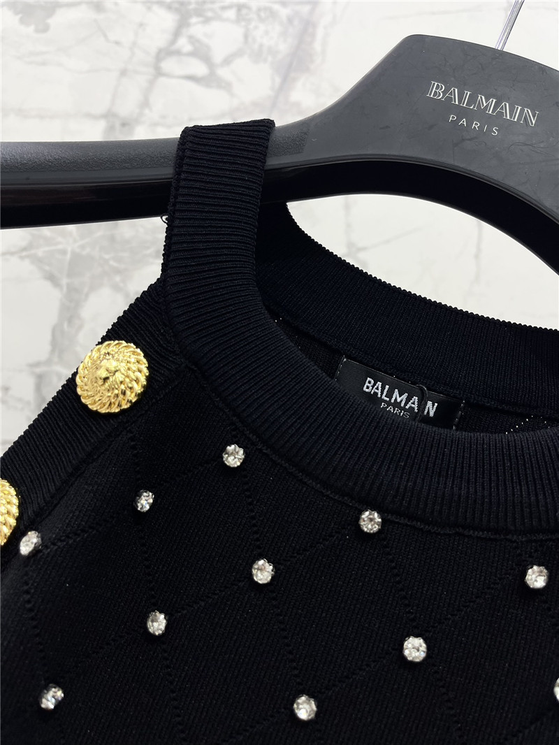 Balmain slim waist knitted dress replica designer clothes