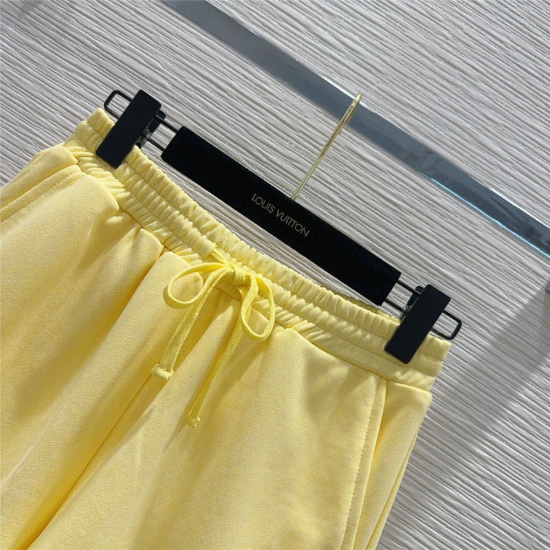 l0vis Vvtt0n lv five-quarter sleeve top + shorts set replica clothes
