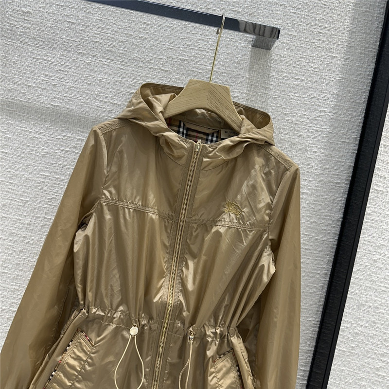Bv*b*rry hooded zipper sun protection small jacket replica clothes