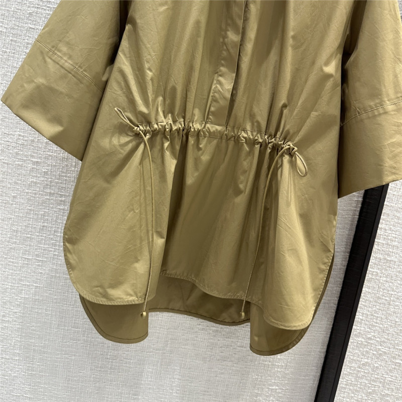 Vanitoo drop shoulder three-quarter sleeve shirt replica clothes