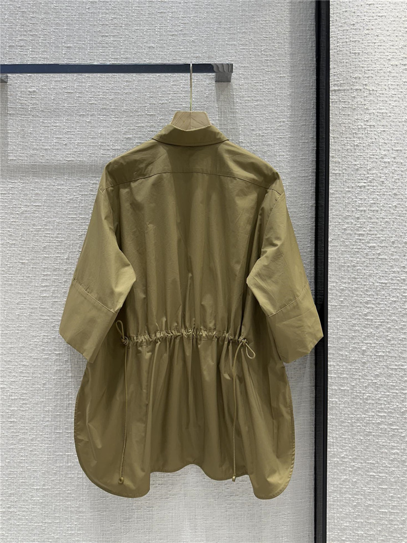 Vanitoo drop shoulder three-quarter sleeve shirt replica clothes