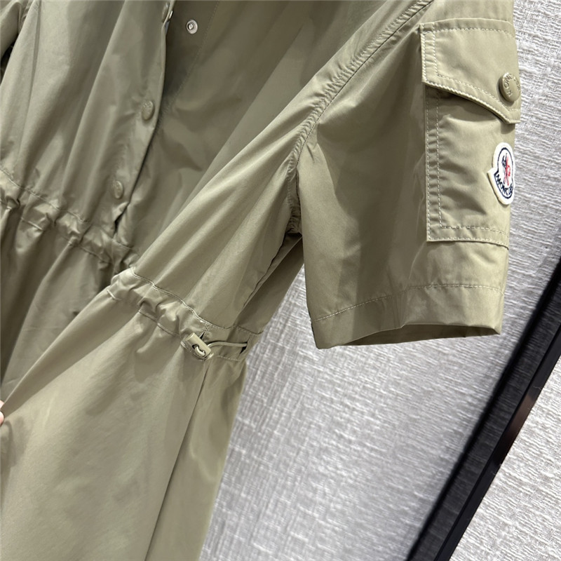 Moncler logo sleeve shirt dress replica clothing