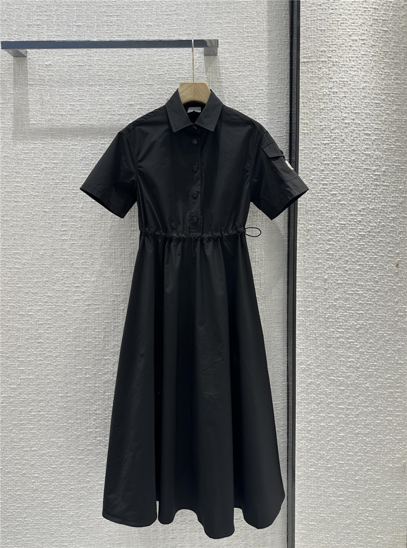 Moncler logo sleeve shirt dress replica clothing