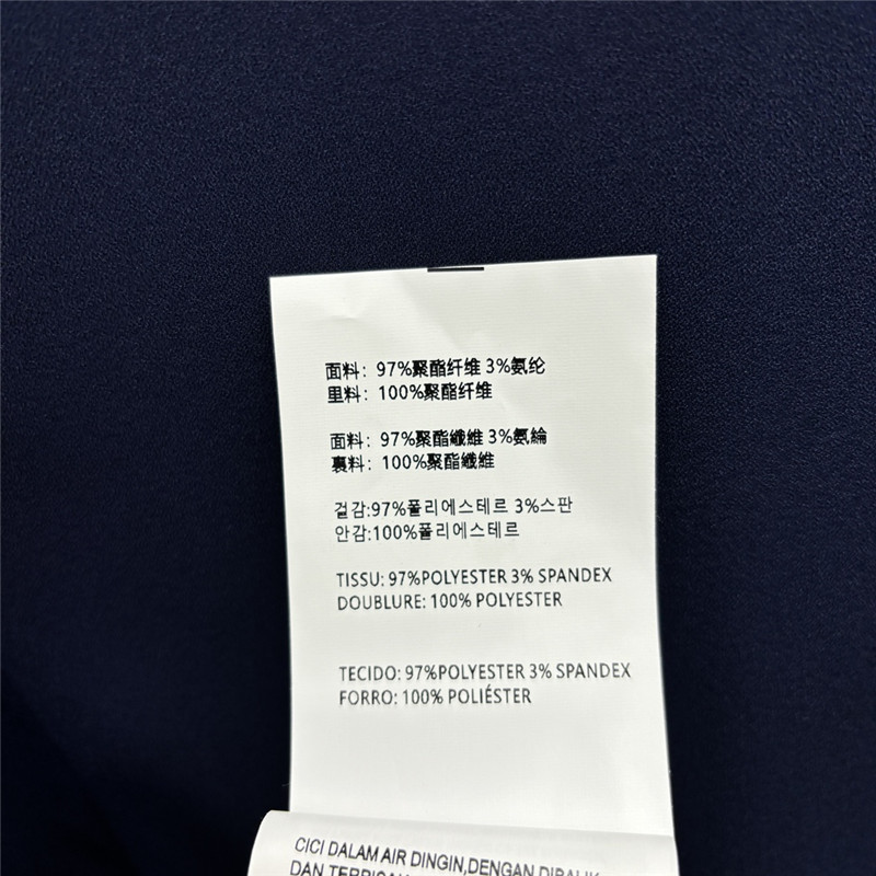 M1um1u navy blue gold button dress replica d&g clothing