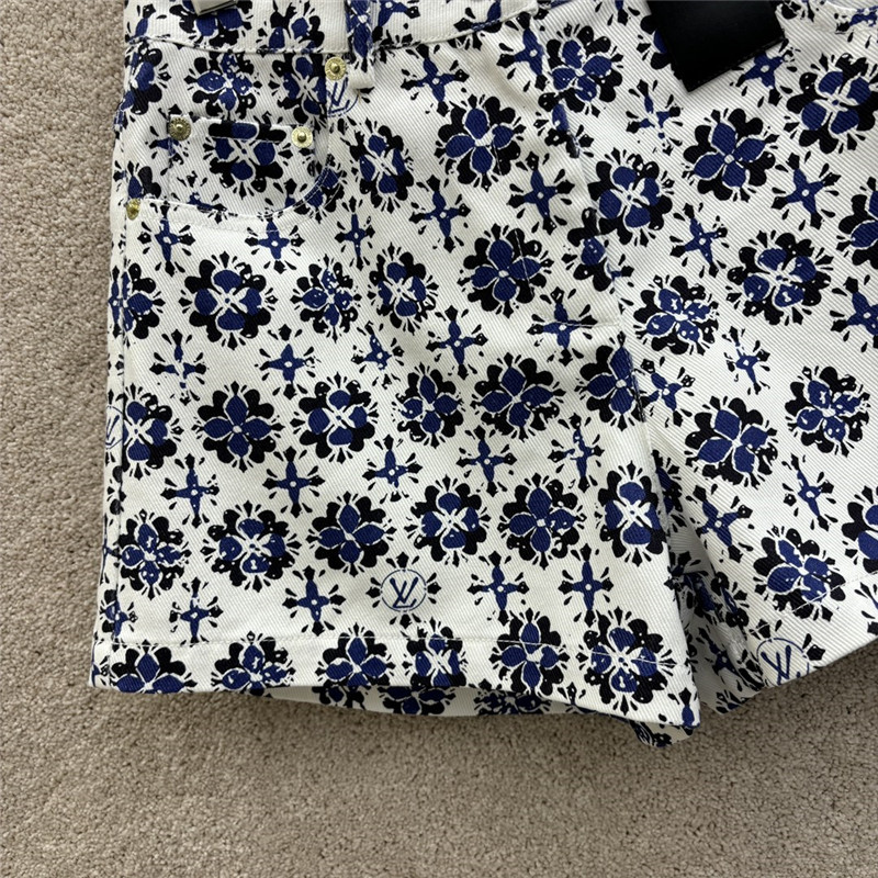 l0vis Vvtt0n lv retro high waist shorts replica d&g clothing