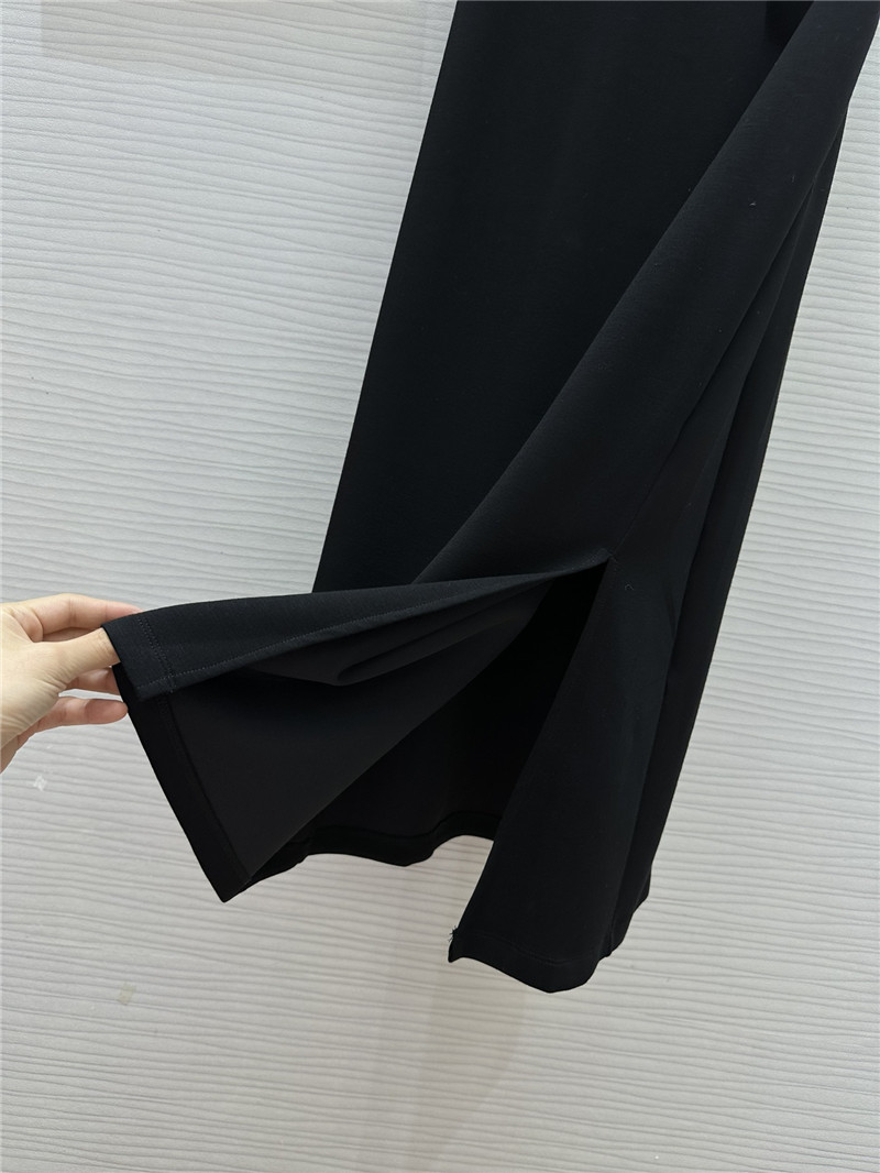 Ch**el color matching fake two piece dress replica designer clothes
