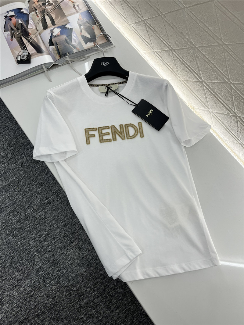 F**di 3d toothbrush lettering t-shirt replica d&g clothing