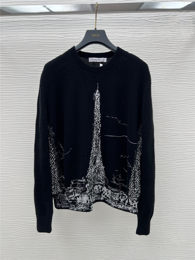 D10r paris map series top replica designer clothes