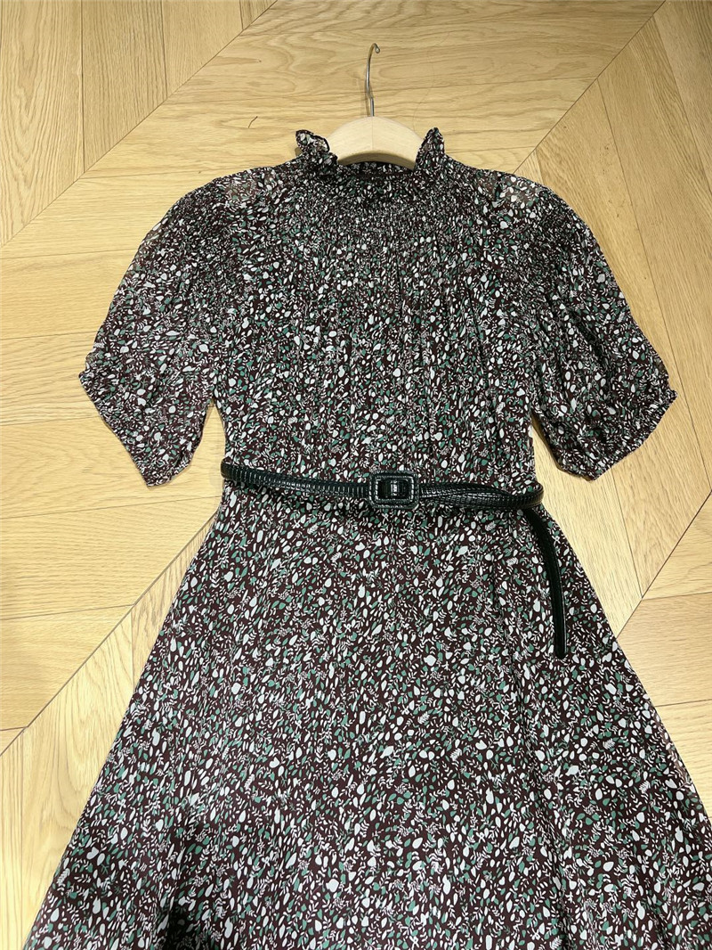 D10r patchwork ruffle collar dress replica d&g clothing